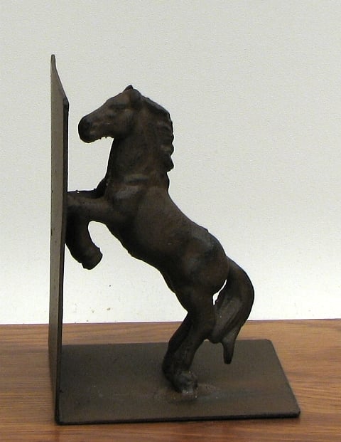 049-15669 Cast Iron Horse Bookend