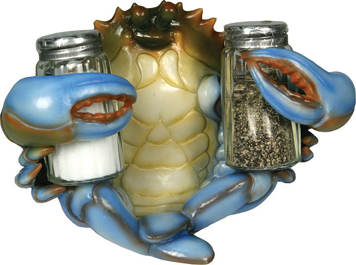 017-2277 Crab Salt & Pepper, Blue