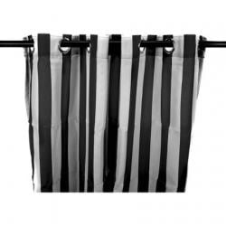 3voc5484-3150q 84 In. Indoor & Outdoor Curtain Panel - Black & White