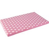 14111 2 X 28.5 X 17.75 In. Austin Toy Box Cushion - White & Pink Polka Dots