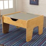 3.25 X 23.5 X 28.5 In. Activity Play Table - Gray & Natural