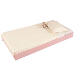 86936 5.31 X 9.25 X 80.12 In. Twin Trundle Bed - Pink
