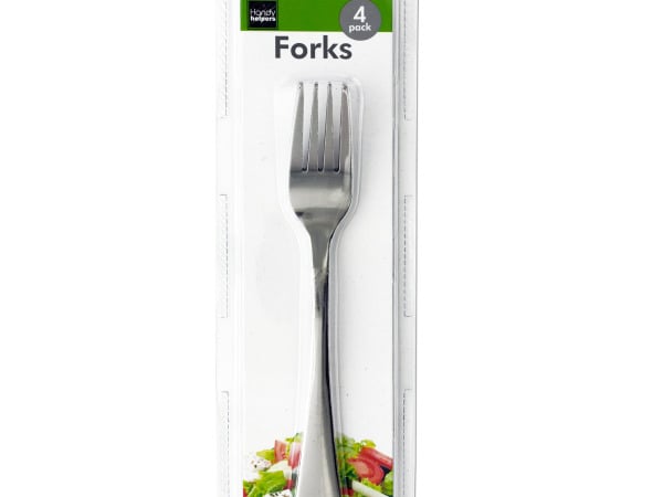 Bulk Buys Ol407-15 Metal Dining Forks Set - 15 Piece