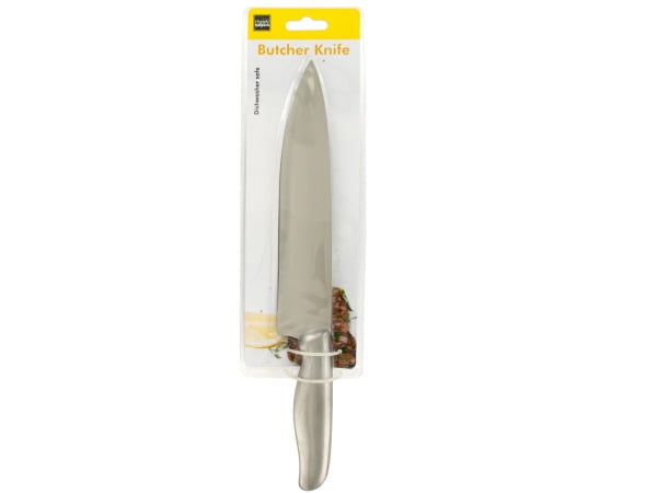 Bulk Buys Ol441-12 Stainless Steel Butcher Knife - 12 Piece