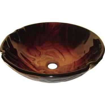 Rovente Glass Vessel Bathroom Sink Set, Oil Rubbed Bronze