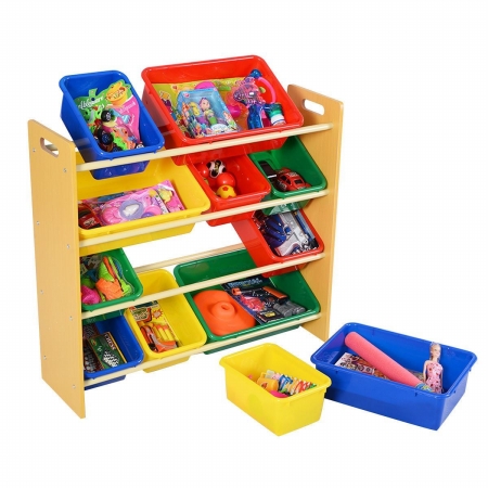 Online Gym Shop Cb16905 Kids Playroom Storage Box Bin Organizer