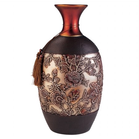 K-4217v 17.25 In. Hoya Vase Decor, Bronze