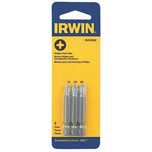 Irwin Industrial 7780208 3521993c No.1, 2, 3 Phillips Power Bit, 1.937