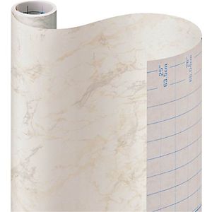 9822719 09f-c9823-12 18 In. X 9 Ft. Marble Contact Paper, Beige