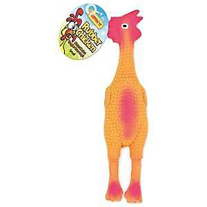 4766564 80528-2 Rubber Chicken Pet Toy, Small