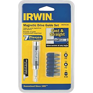 Irwin Industrial 2153401 3057011ds Drive Guide Set Magnetic, 7 Piece
