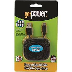 7116585 Gp-xl-usb-m 12 Ft. Usb Micro Get Power Cable