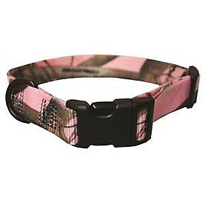 1429pkxl 1 In. Pink Camo Adjust Pet Collar, Extra Large