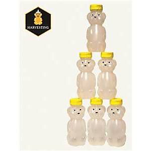 7969801 Honeyjar-8-6 8 Oz Empty Jar Honey Bear, Pack Of 6