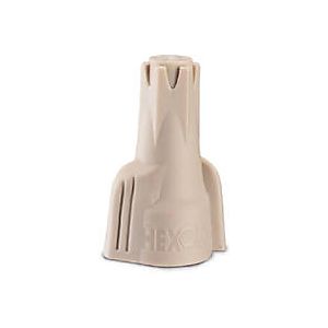 16-1h1n 22-8 Winged Wire Connector, Tan