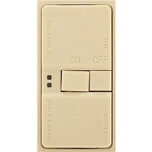 Cooper Wiring 7335839 Sgfd20v 20a 120v Ground Fault Circuit Interrupters Blank Face, Ivory