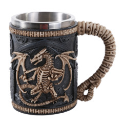 11456 Skeleton Dragon Mug