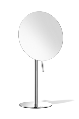 Roden International 40007 Avio Round High Gloss Cosmetic Mirror With Enlargement Factor Of 7, 15.2 X 7.9 In.