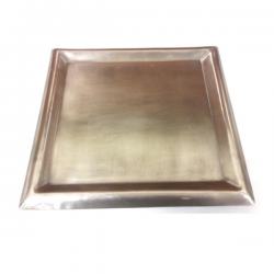 Square Plate Candle Holder, Large