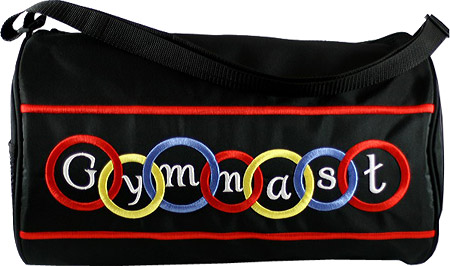Gym-01 Bright Colored Embroidery Gymnastics Duffel Bag