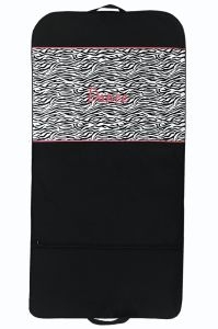 Zbr-04 Garment Bag Black With Zebra & Hot Pink