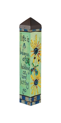 Pl1047 20 In. Life Is A Balance Art Pole