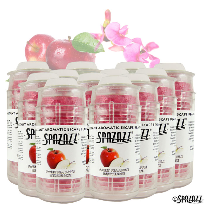 Spz-353 Sweet Pea Apple Rejuvinate Instant Aromatic Escape Beads 0.5 Oz Jar, Pack Of 12