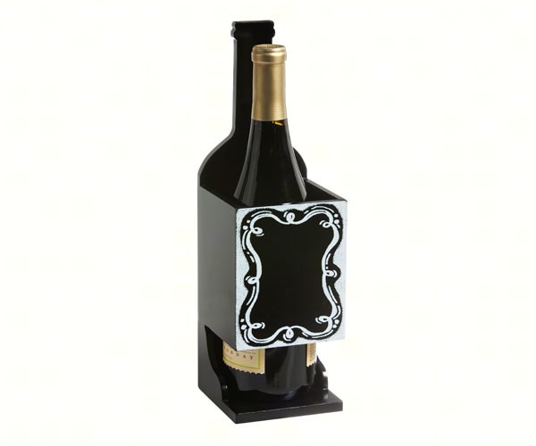 Eg2bhs159 Chalkboard Wine Bottle Holder