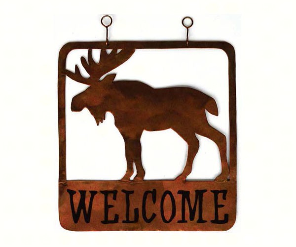 Geblueg525 Moose Square Welcome Sign