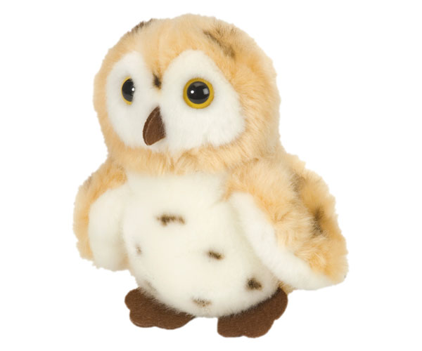 Wr88119 Assortment Owl Cuddles, White, Tan & Grey