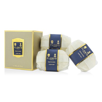 182097 White Rose Luxury Soap - 3 Pack, 100 G-3.5 Oz
