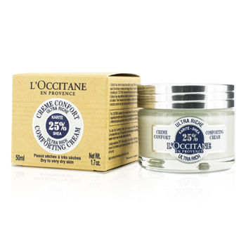 L Occitane 183616 Shea Ultra Rich Comforting Cream For Dry To Very Dry Skin, 50 Ml-1.7 Oz
