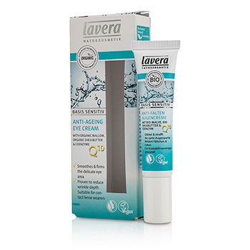 Lavera 187518 Basis Sensitiv Anti-ageing Eye Cream Q10, 15 Ml-0.5 Oz