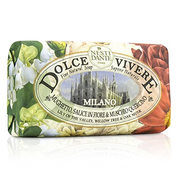 189777 Dolce Vivere Fine Natural Milano Soap - Lily Of The Valley Or Willow Tree & Oak Musk, 250 G-8.8 Oz
