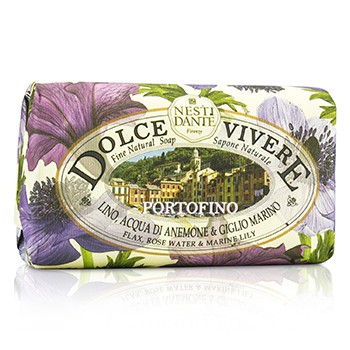 189779 Dolce Vivere Fine Natural Portofino Soap- Flax Or Rose Water & Marine Lily, 250 G-8.8 Oz