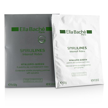 192745 Spirulines Intensif Rides Hyaluro-green Intensive Wrinkle Plumping Patches - 5 Pack, 5.8 G-0.2 Oz