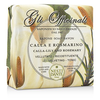 200055 Gli Officinali Soap - Calla-lily & Rosemary - Velveting & Tonic, 200 G-7 Oz