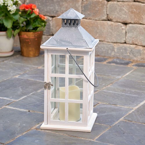 84068-lc Camden Led Candle 16 In. Lantern