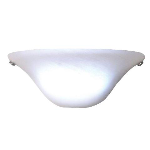 Iel-4300 Frosted Marble Glass Half Moon Sconce - 3d Backplate