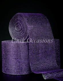 Acrylic Cake Trimming, Purple