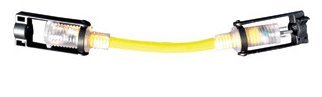 04-00491 1 Ft. Power Tool Adapter 5-15p With E-zee Lock - Yellow, Case Of 6