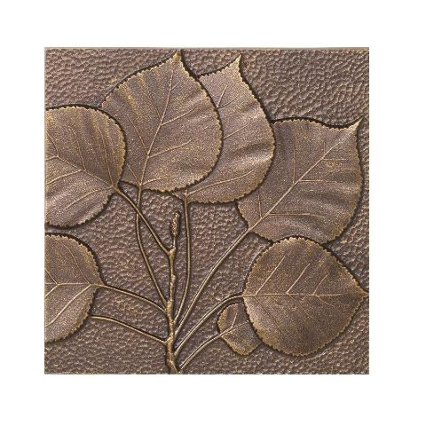 10244 Aspen Leaf Wall Decor - Antique Copper