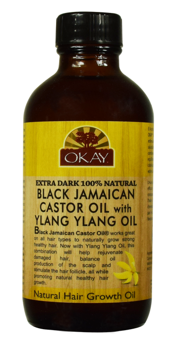 Extra Dark Black Jamaican Castor Oil With Ylang Ylang Oil, 118 Ml - 4 Oz