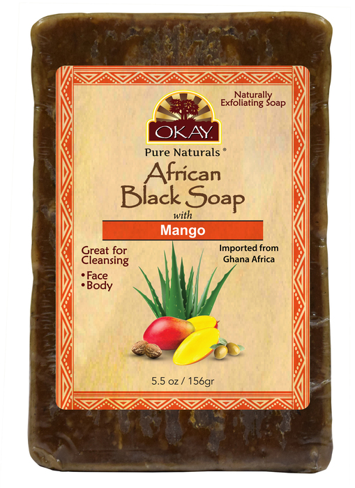 African Black Soap Mango, 156 G - 5.5 Oz