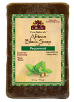 African Black Soap Peppermint, 156 G - 5.5 Oz