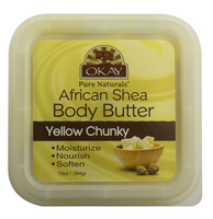 Shea Butter Yellow Chunky Deep Moisturizing, 10 Oz