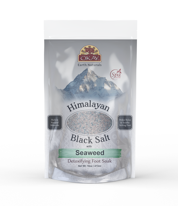 Himalayan Black Salt With Seaweed, 16 Oz