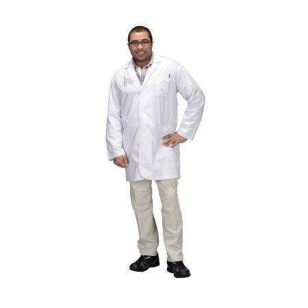Aeromax Stem-lab-ad-lrg Adult Lab Coat, 0.7 Length, Large
