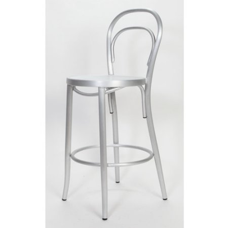 Ac-20-30 Vienne Brushed Aluminum Side Chair - 30 In.