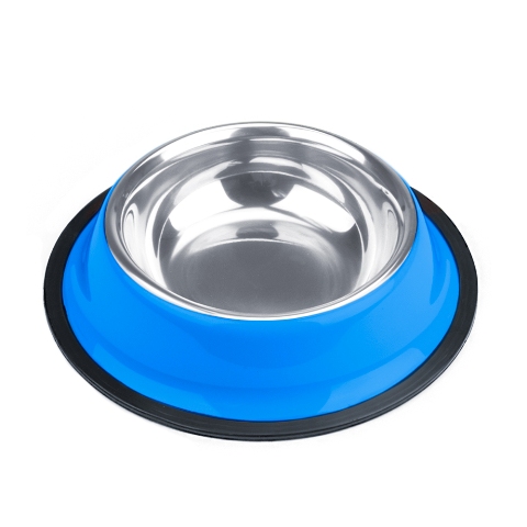 Brybellyholdings Abwl-105 40 Oz. Blue Stainless Steel Dog Bowl